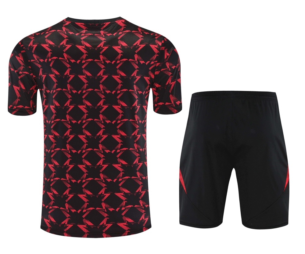 2526 season Manchester United F.C. Training clothes suit Short sleeve Fan version