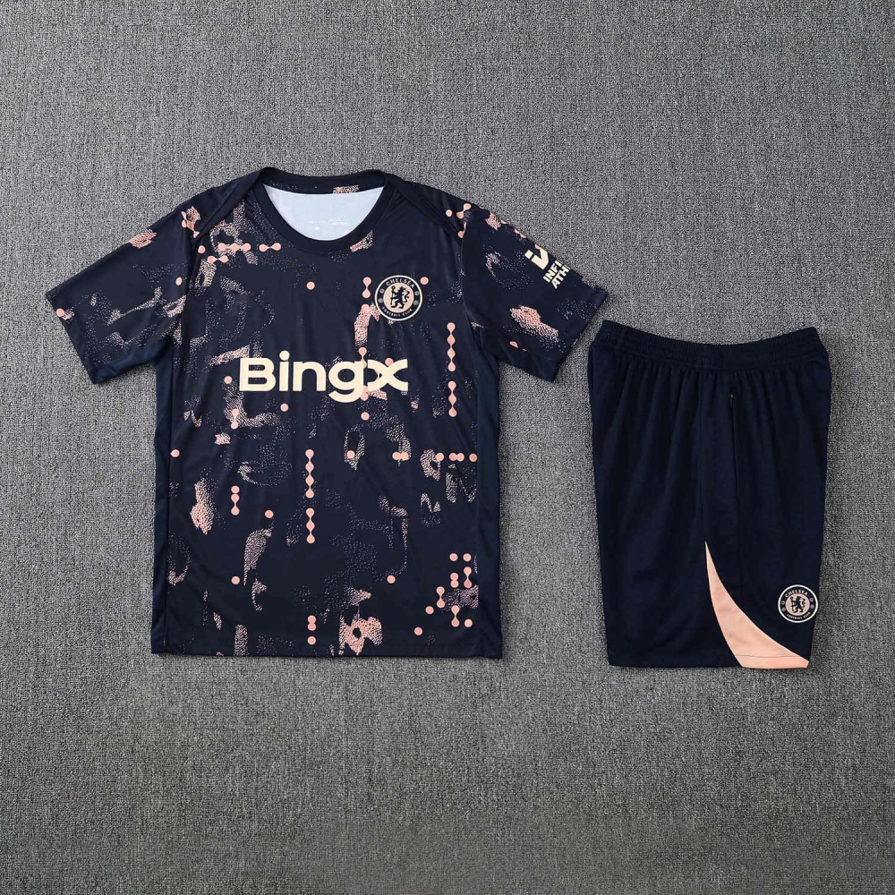 2526 season Chelsea F.C. Training clothes suit Short sleeve Fan version