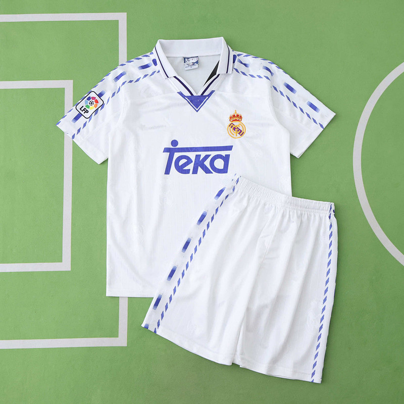 9697 season Real Madrid CF home Kids kit