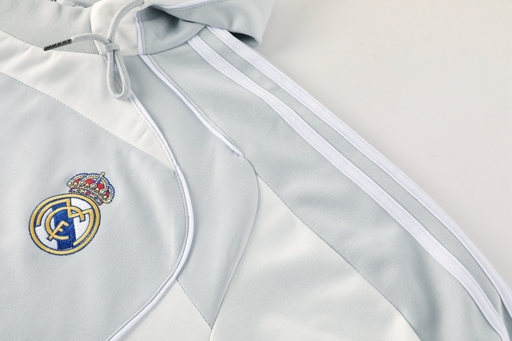 2526 season Real Madrid CF hooded Training jacket set