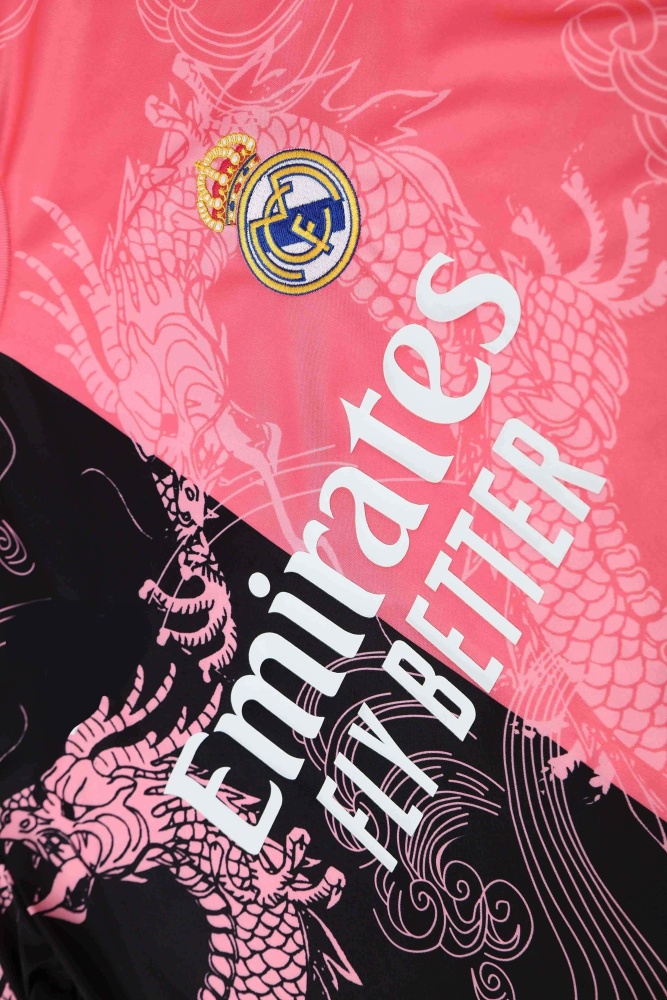 2526 season Real Madrid CF Training clothes suit Short sleeve Fan version