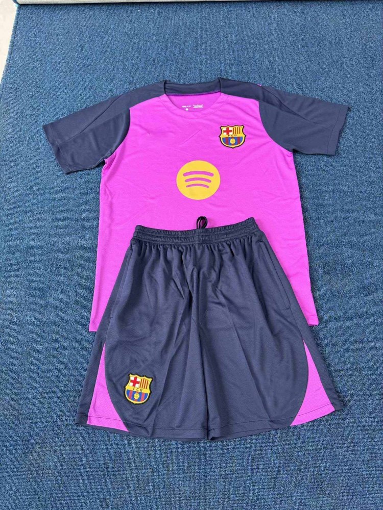 2526 season FC Barcelona / Barça Training clothes suit Short sleeve Fan version