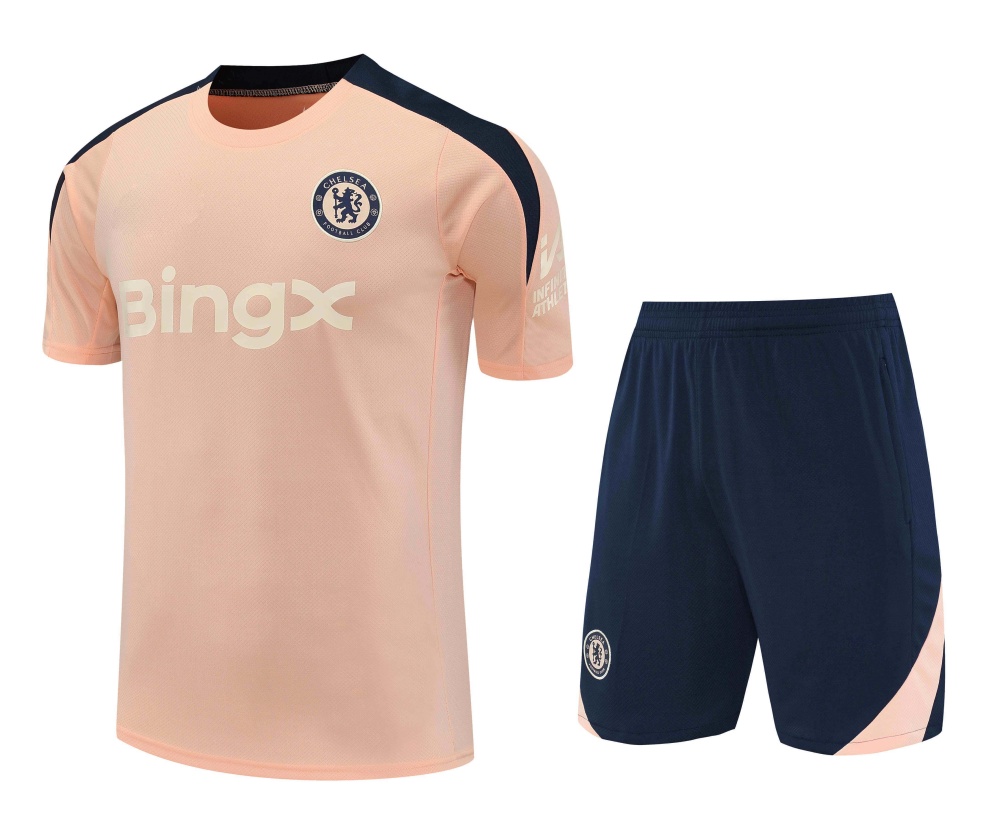 2526 season Chelsea F.C. Training clothes suit Short sleeve Fan version