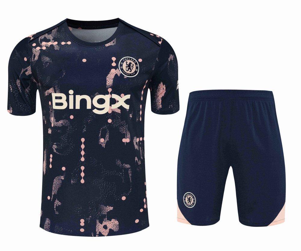 2526 season Chelsea F.C. Training clothes suit Short sleeve Fan version