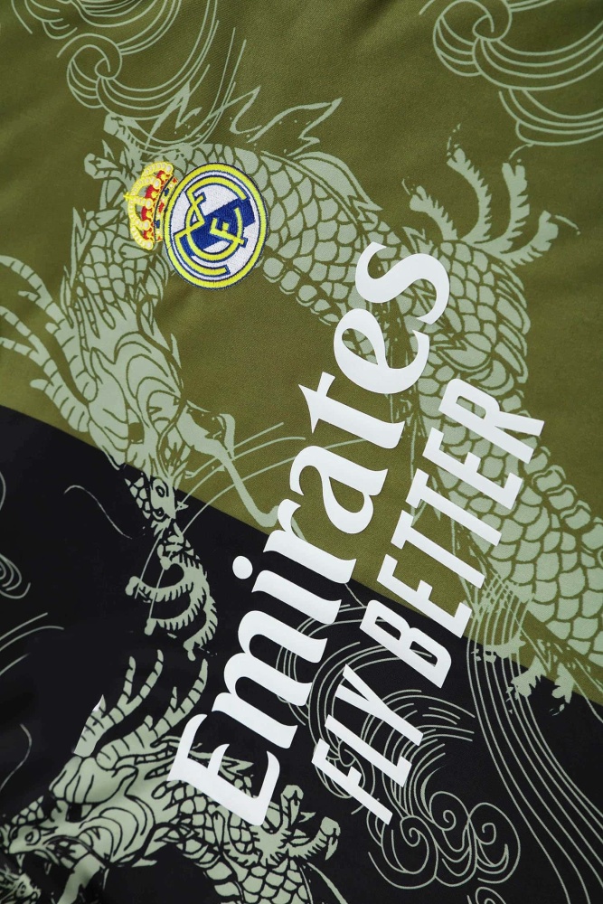 2526 season Real Madrid CF Training clothes suit Short sleeve Fan version