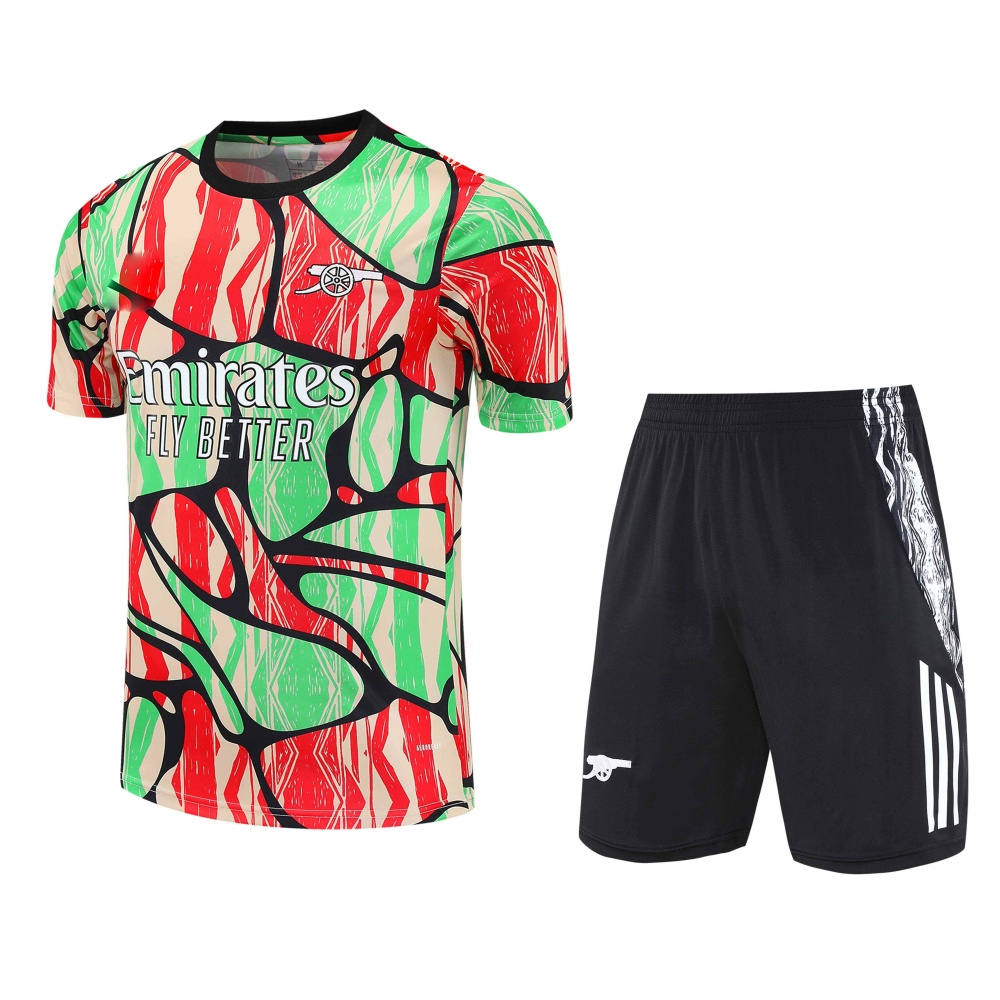 2526 season Arsenal F.C. Training clothes suit Short sleeve Fan version