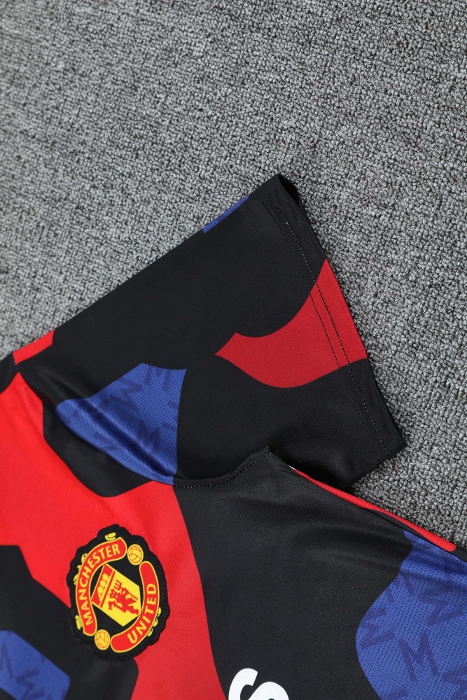2526 season Manchester United F.C. Training clothes suit Short sleeve Fan version
