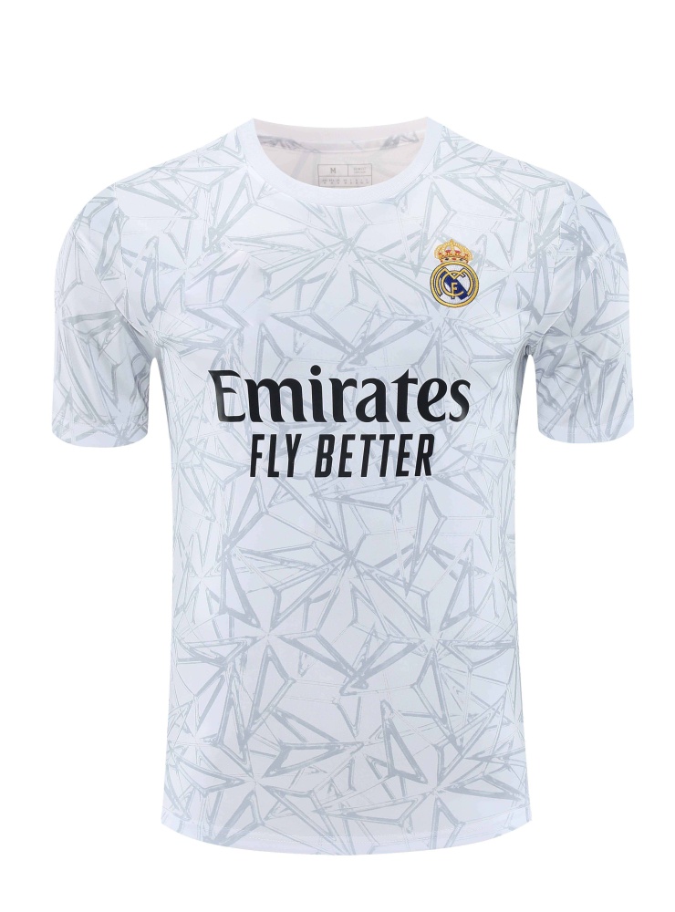 2526 season Real Madrid CF Training clothes suit Short sleeve Fan version
