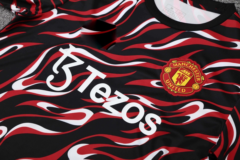 2526 season Manchester United F.C. Training clothes suit Short sleeve Fan version