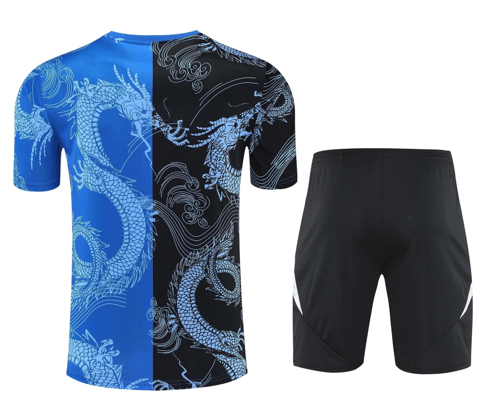 2526 season Real Madrid CF Training clothes suit Short sleeve Fan version