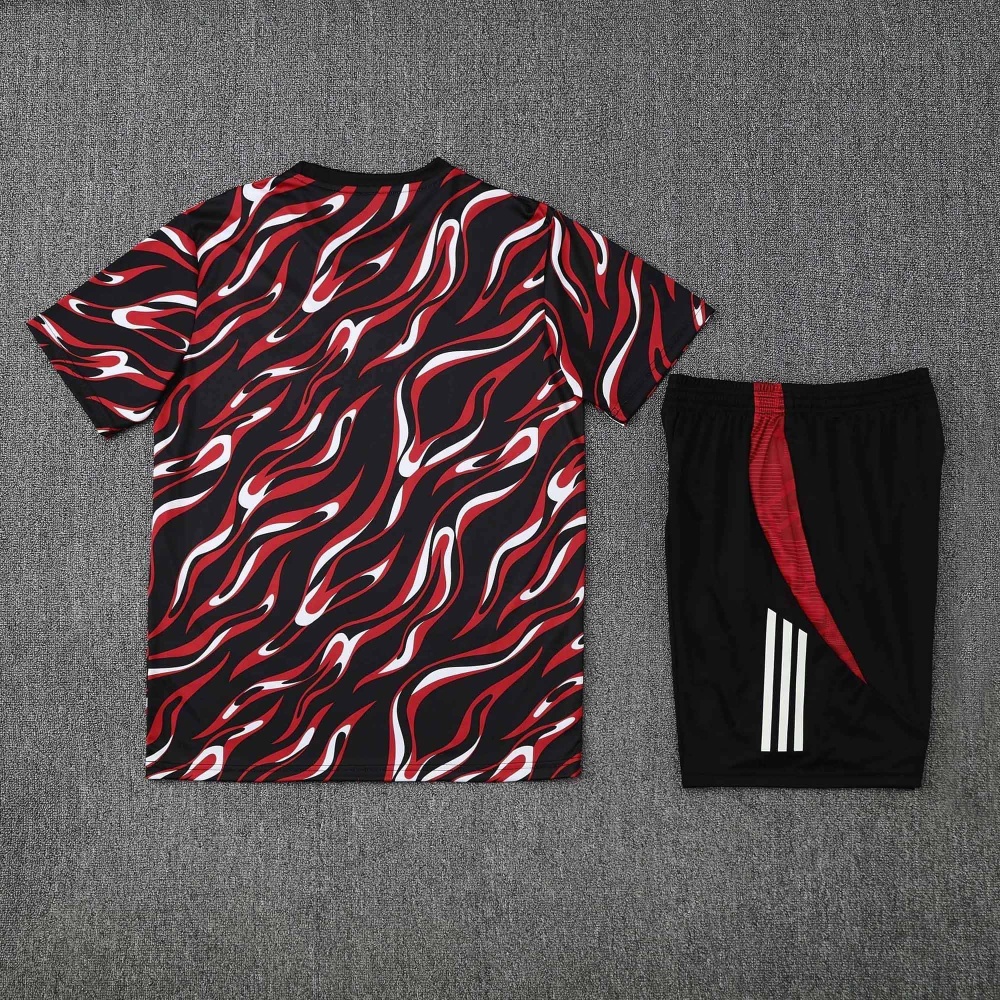 2526 season Manchester United F.C. Training clothes suit Short sleeve Fan version