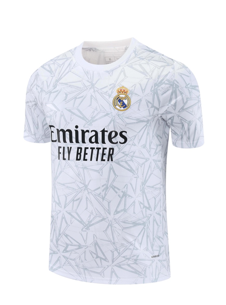 2526 season Real Madrid CF Training clothes suit Short sleeve Fan version