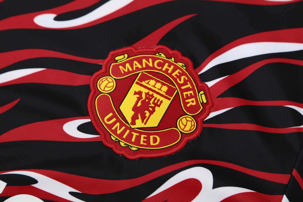 2526 season Manchester United F.C. Training clothes suit Short sleeve Fan version