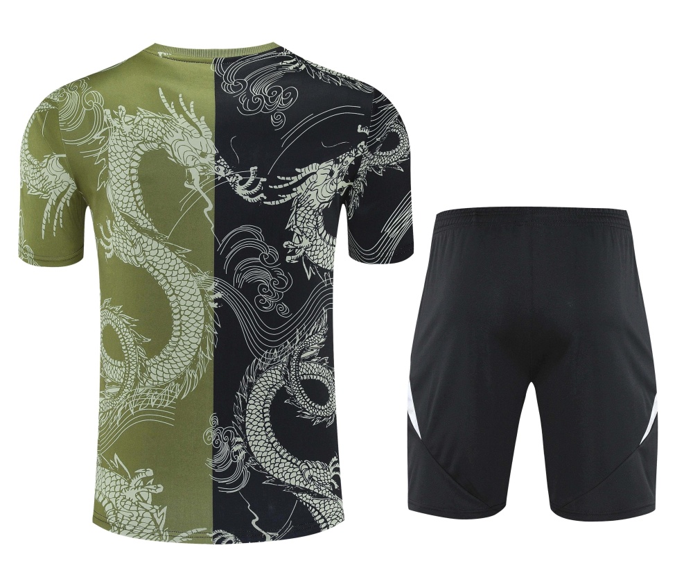 2526 season Real Madrid CF Training clothes suit Short sleeve Fan version