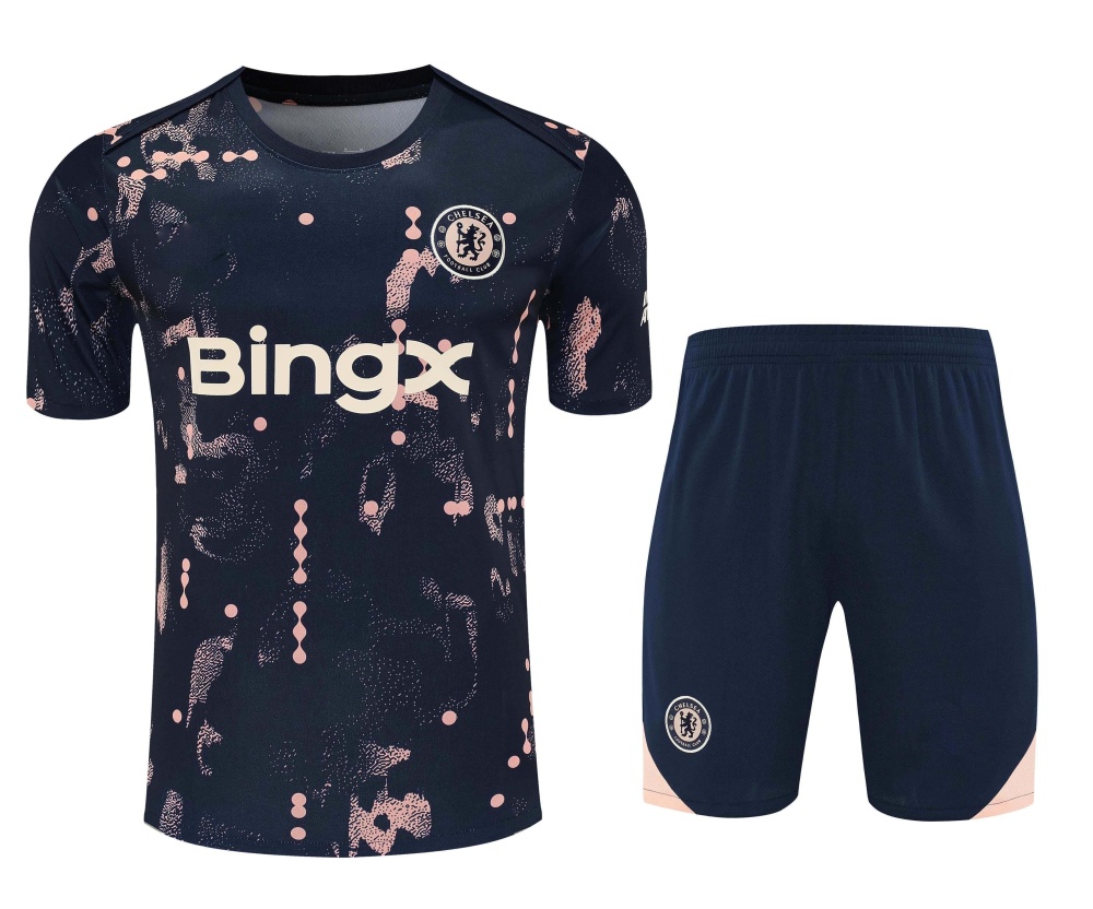 2526 season Chelsea F.C. Training clothes suit Short sleeve Fan version
