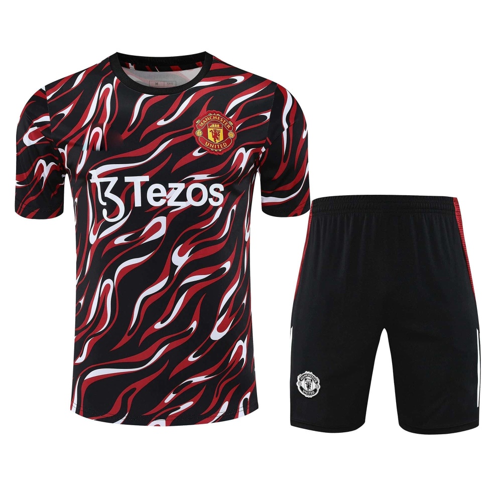 2526 season Manchester United F.C. Training clothes suit Short sleeve Fan version