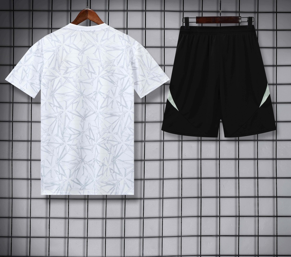2526 season Real Madrid CF Training clothes suit Short sleeve Fan version