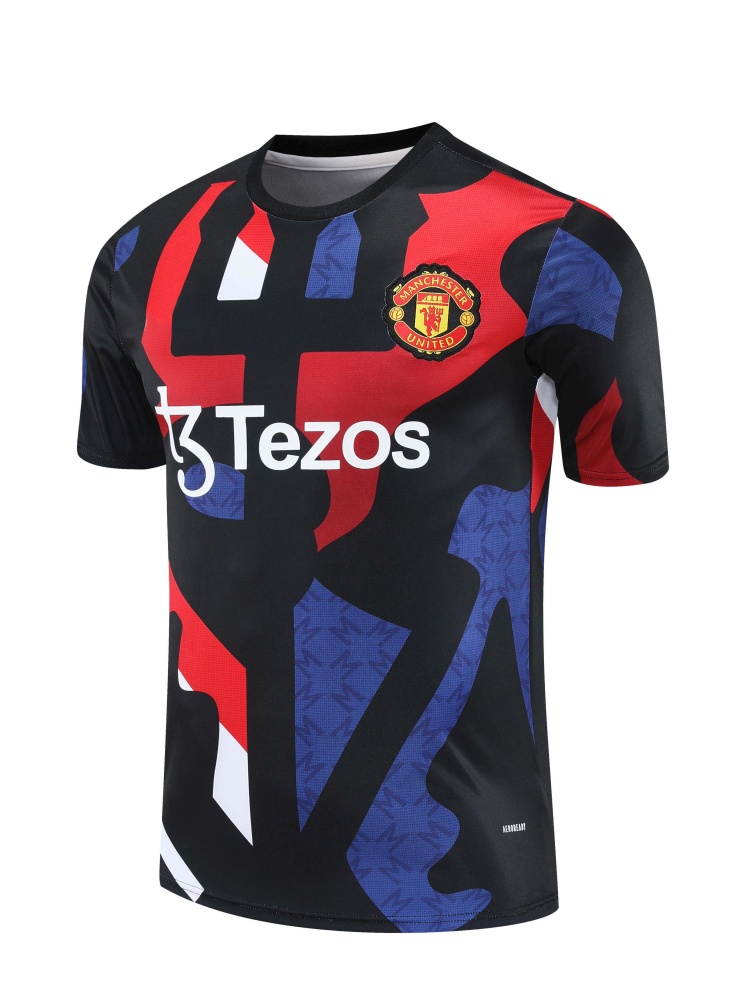 2526 season Manchester United F.C. Training clothes suit Short sleeve Fan version