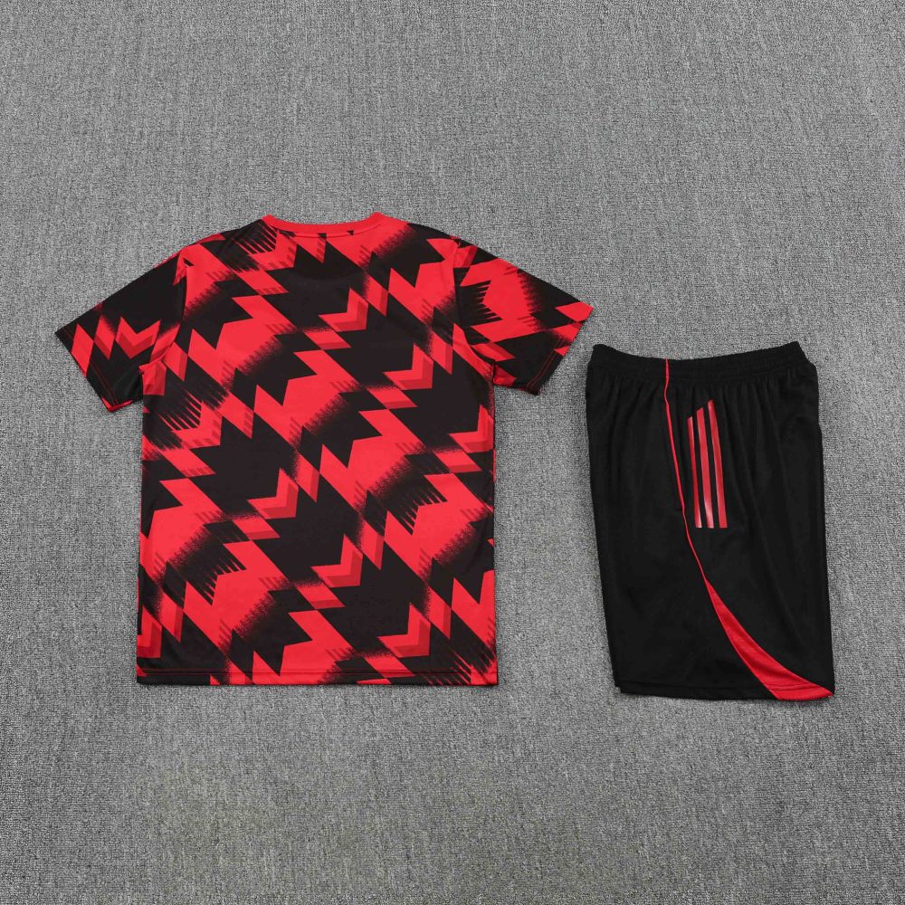 2526 season Manchester United F.C. Training clothes suit Short sleeve Fan version