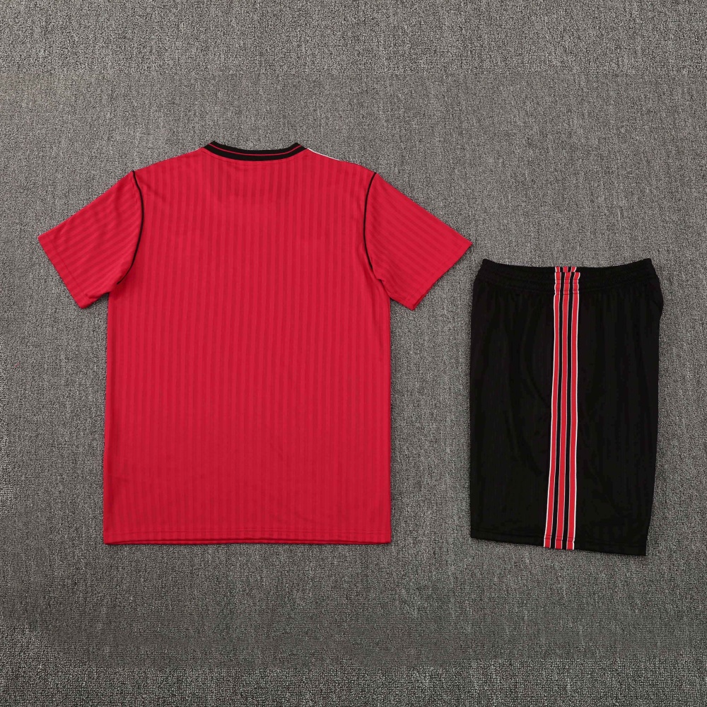 2526 season CR Flamengo Training clothes suit Short sleeve Fan version