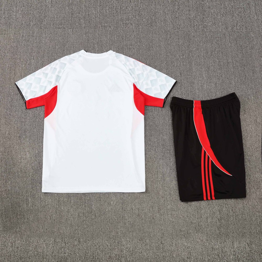 2526 season Manchester United F.C. Training clothes suit Short sleeve Fan version