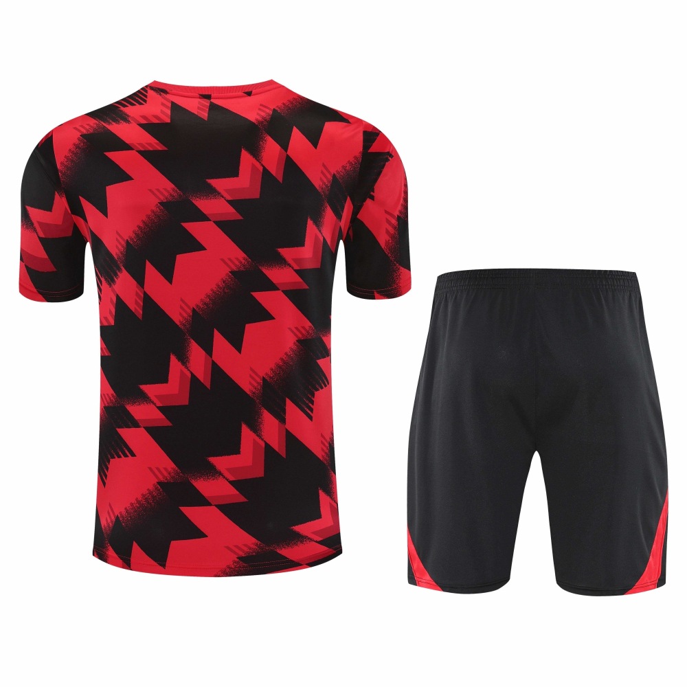 2526 season Manchester United F.C. Training clothes suit Short sleeve Fan version