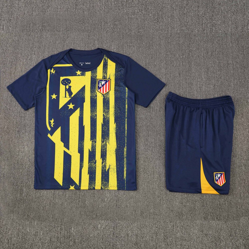 2526 season Club Atlético de Madrid Training clothes suit Short sleeve Fan version