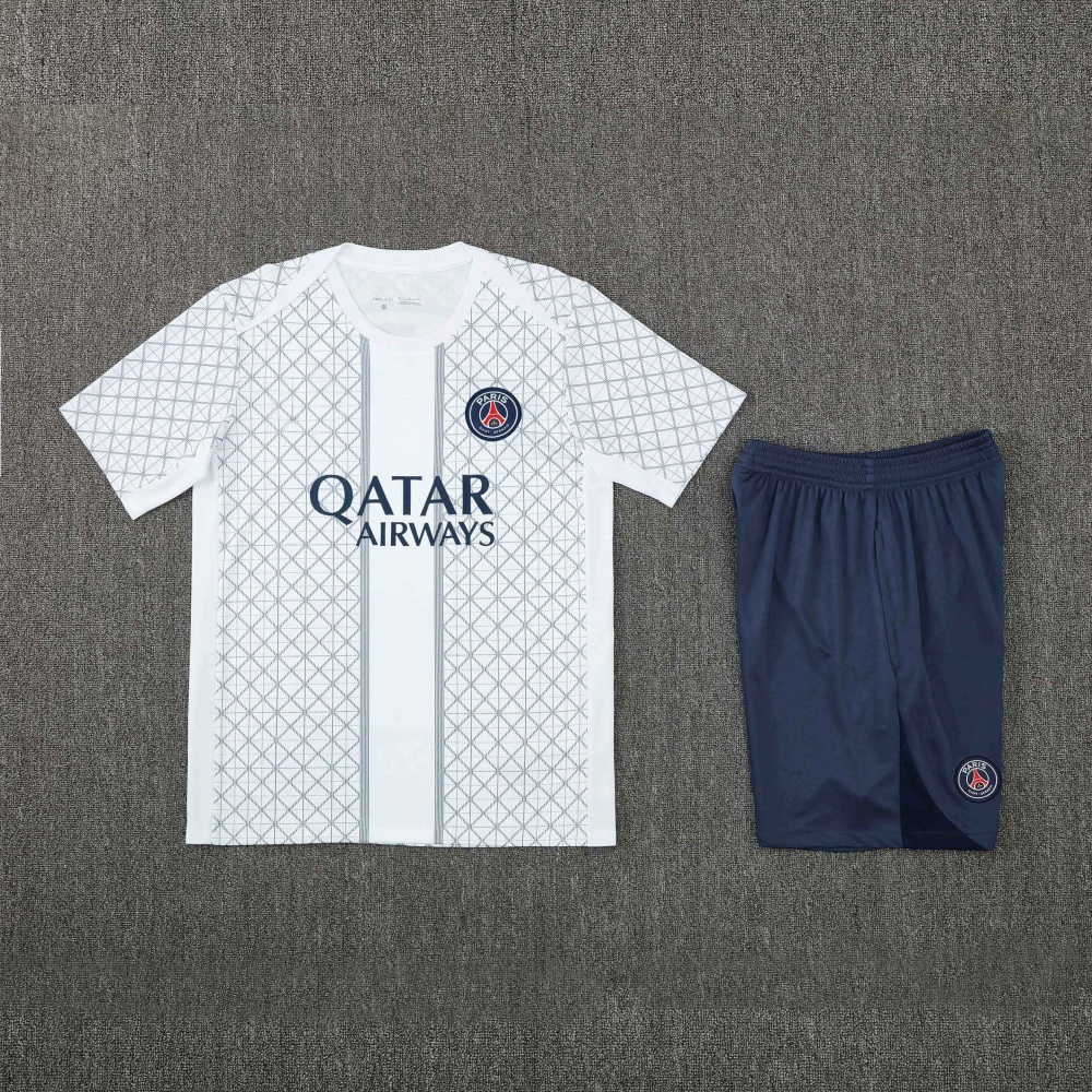 2526 season Paris Saint-Germain F.C. Training clothes suit Short sleeve Fan version
