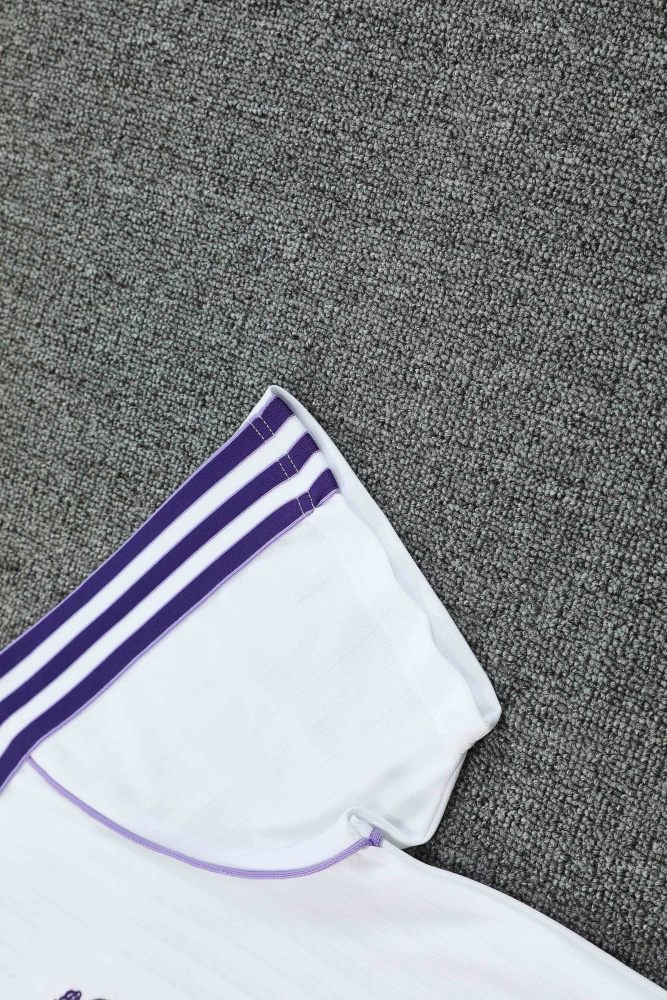 2526 season Real Madrid CF Training clothes suit Short sleeve Fan version
