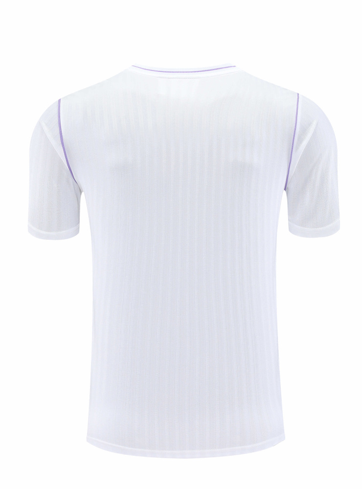 2526 season Real Madrid CF Training clothes suit Short sleeve Fan version