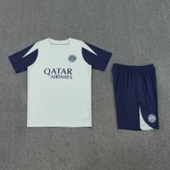2526 Paris Saint-Germain F.C. Training clothes suit Short sleeve Fan version