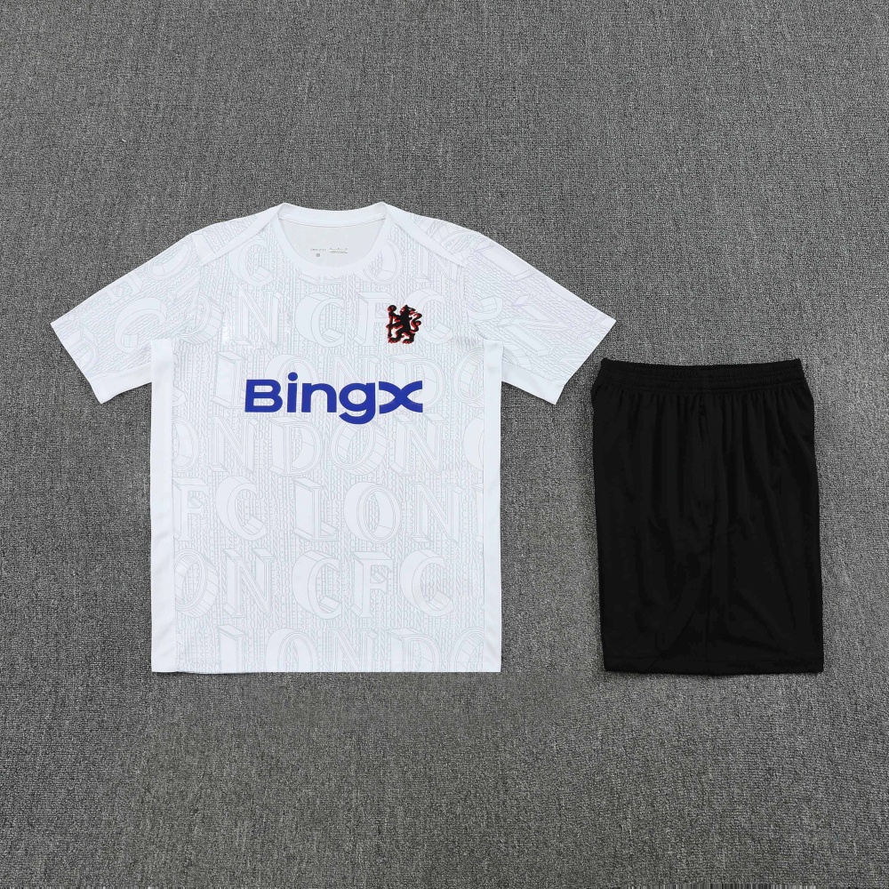 2526 season Chelsea F.C. Training clothes suit Short sleeve Fan version