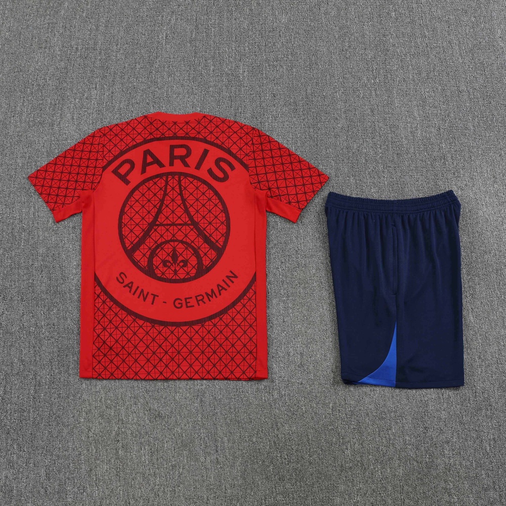 2526 season Paris Saint-Germain F.C. Training clothes suit Short sleeve Fan version