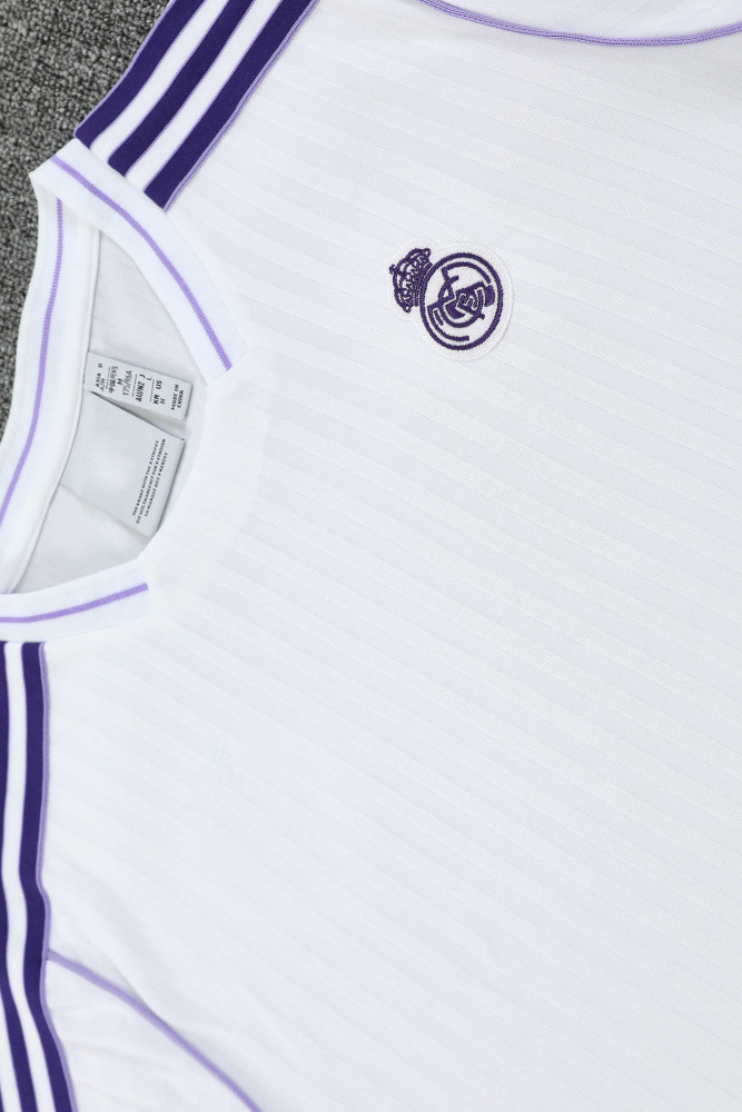 2526 season Real Madrid CF Training clothes suit Short sleeve Fan version