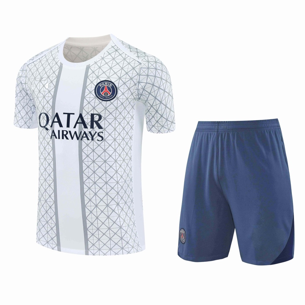 2526 season Paris Saint-Germain F.C. Training clothes suit Short sleeve Fan version