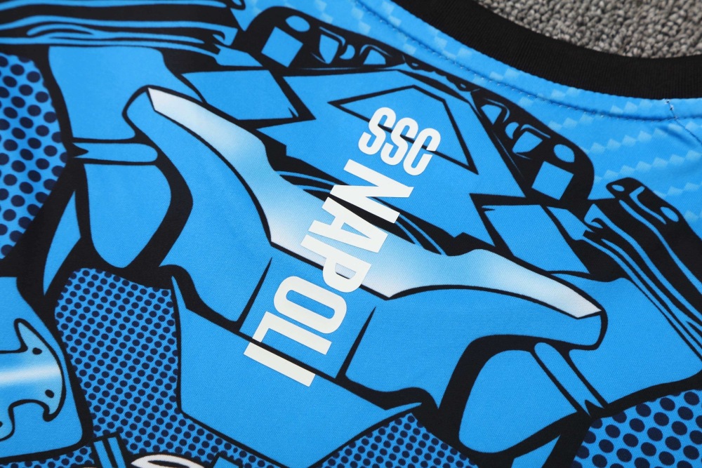 2526 season S.S.C. Napoli Training clothes suit Short sleeve Fan version