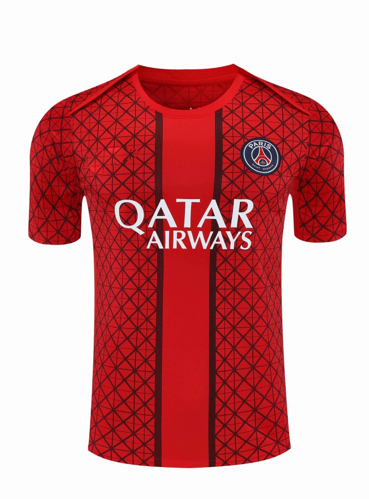 2526 season Paris Saint-Germain F.C. Training clothes suit Short sleeve Fan version