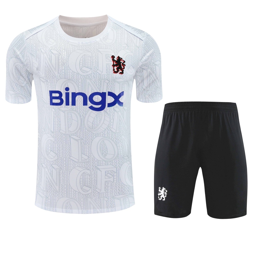 2526 season Chelsea F.C. Training clothes suit Short sleeve Fan version