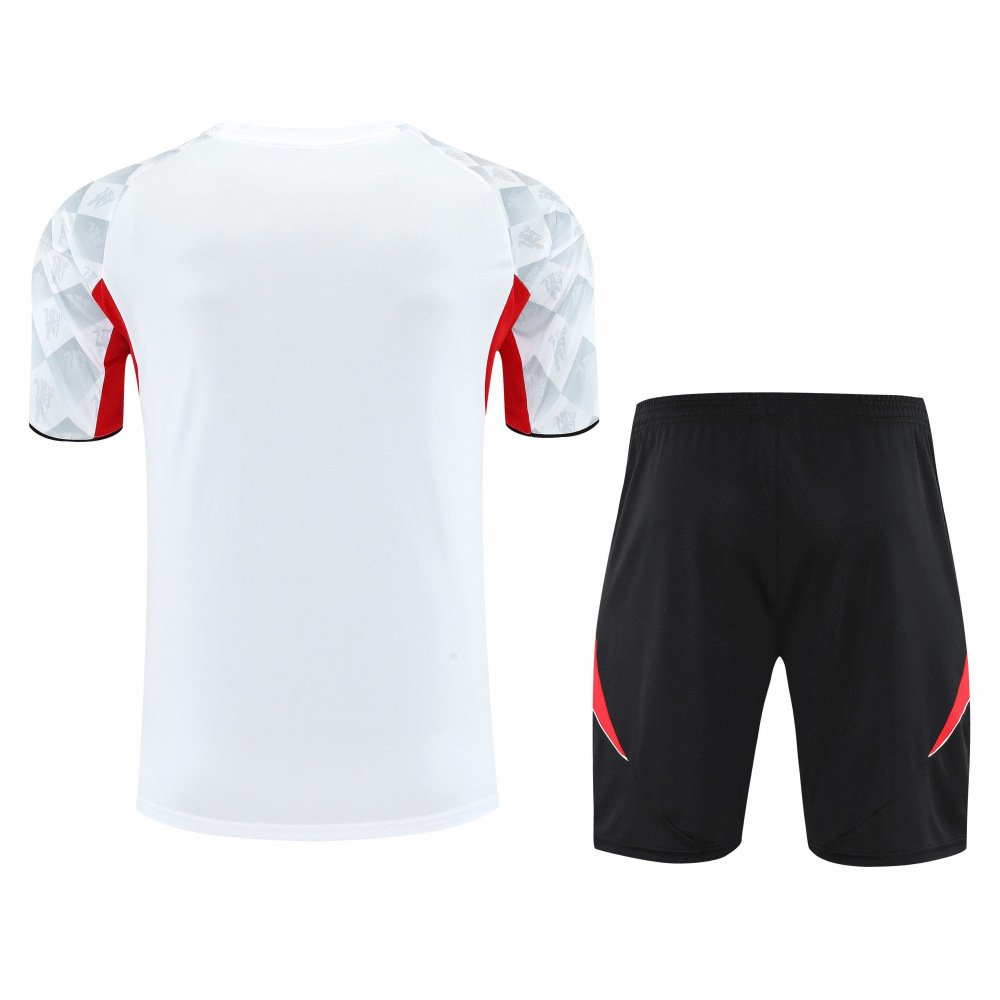 2526 season Manchester United F.C. Training clothes suit Short sleeve Fan version