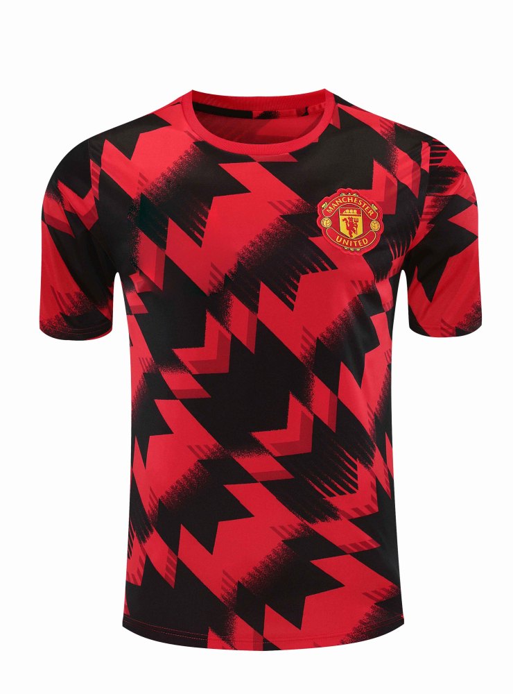 2526 season Manchester United F.C. Training clothes suit Short sleeve Fan version