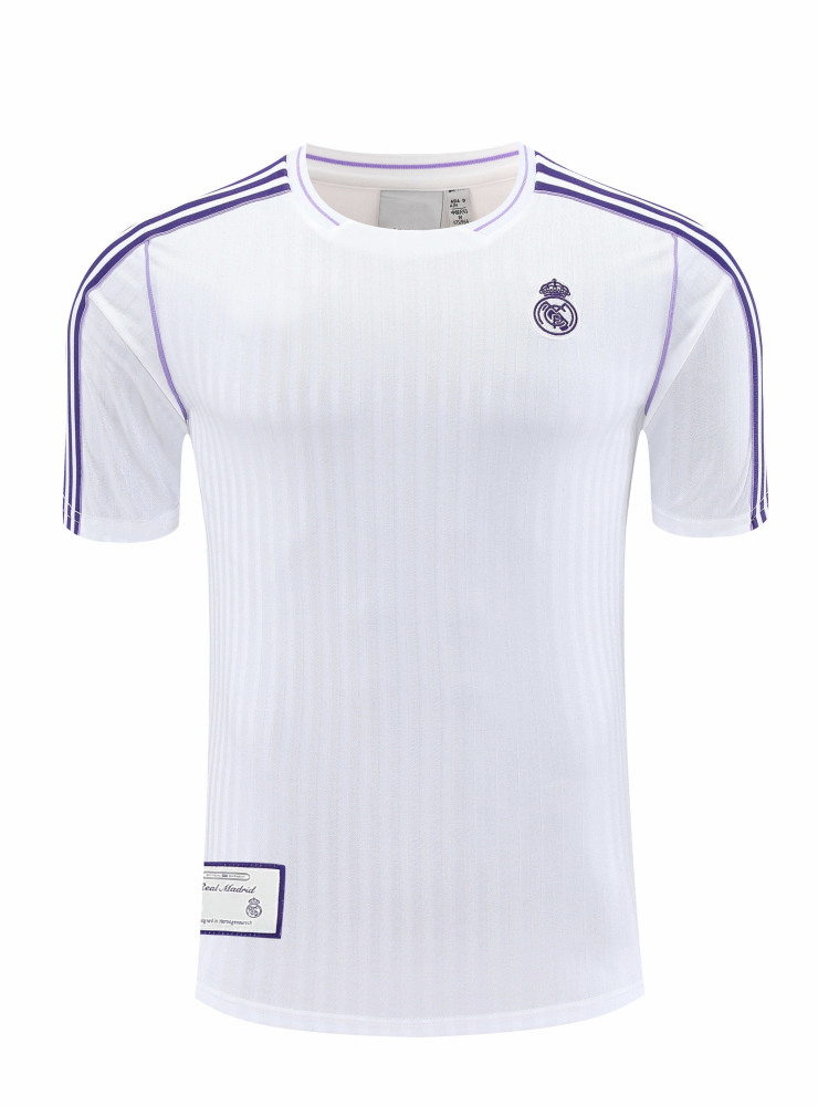 2526 season Real Madrid CF Training clothes suit Short sleeve Fan version
