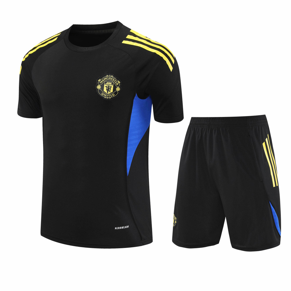 2526 season Manchester United F.C. Training clothes suit Short sleeve Fan version