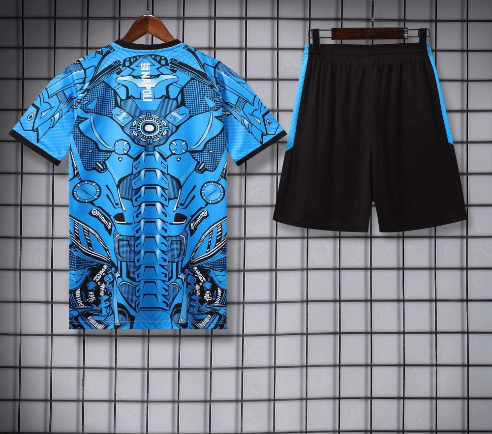 2526 season S.S.C. Napoli Training clothes suit Short sleeve Fan version