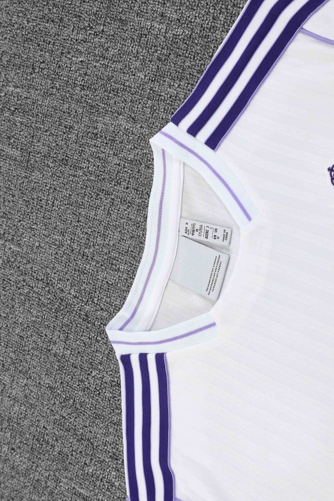 2526 season Real Madrid CF Training clothes suit Short sleeve Fan version
