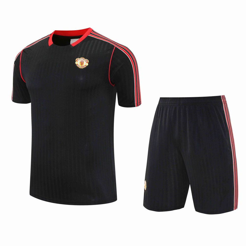 2526 season Manchester United F.C. Training clothes suit Short sleeve Fan version