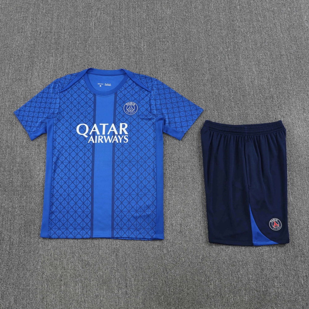 2526 season Paris Saint-Germain F.C. Training clothes suit Short sleeve Fan version