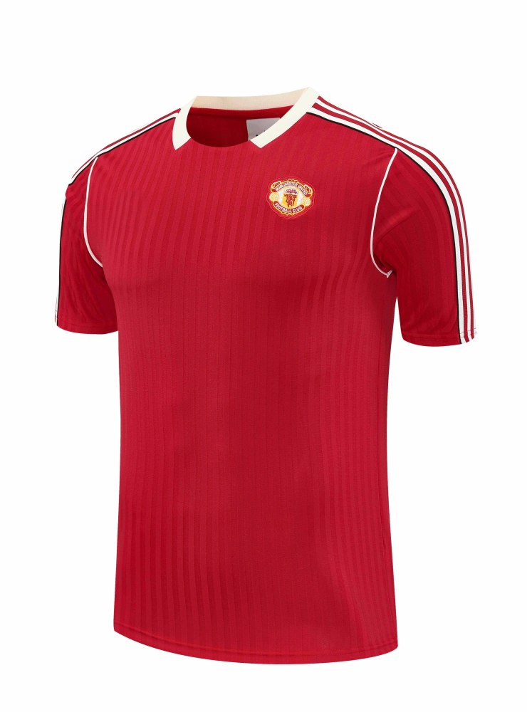 2526 season Manchester United F.C. Training clothes suit Short sleeve Fan version