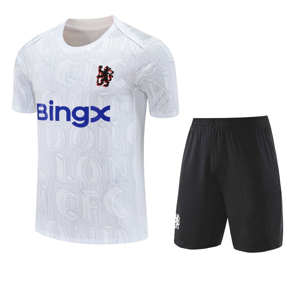2526 season Chelsea F.C. Training clothes suit Short sleeve Fan version