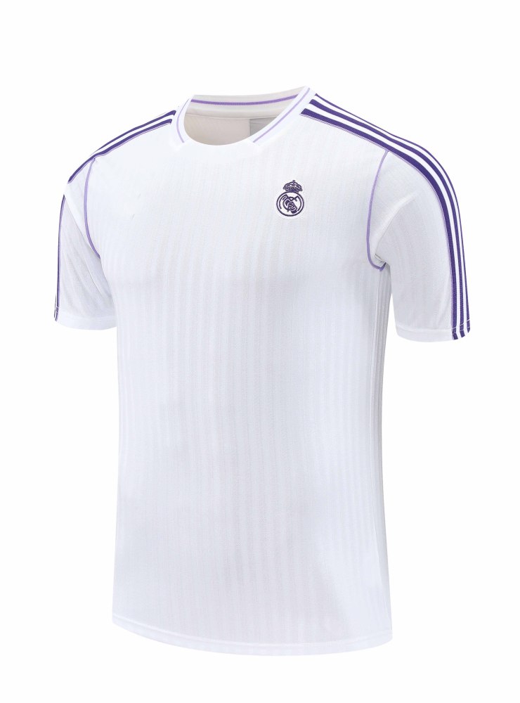 2526 season Real Madrid CF Training clothes suit Short sleeve Fan version