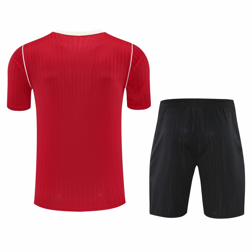 2526 season Manchester United F.C. Training clothes suit Short sleeve Fan version
